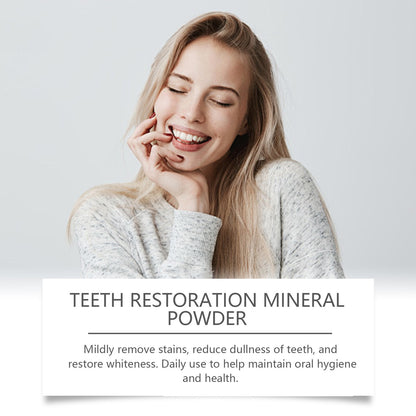 Purple teeth whitening powder