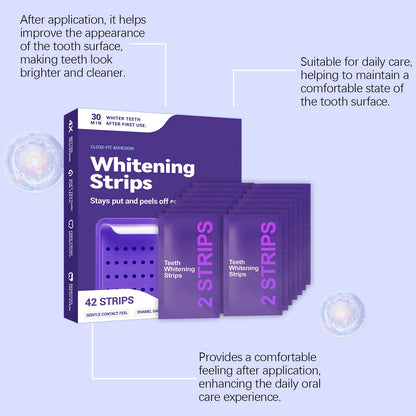 Purple Teeth Whitening Strips