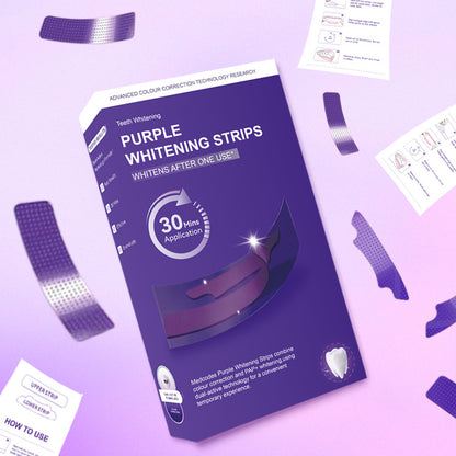 Purple Teeth Whitening Strips