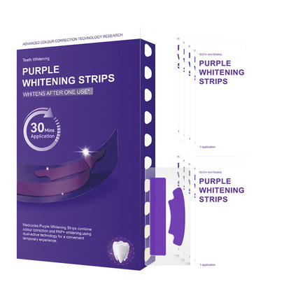 Purple Teeth Whitening Strips