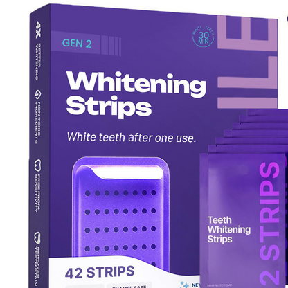 Purple Teeth Whitening Strips