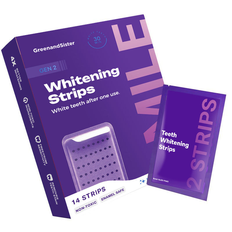 Purple Teeth Whitening Strips