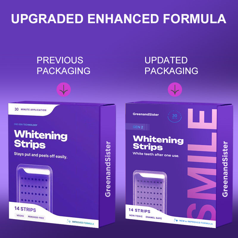 Purple Teeth Whitening Strips