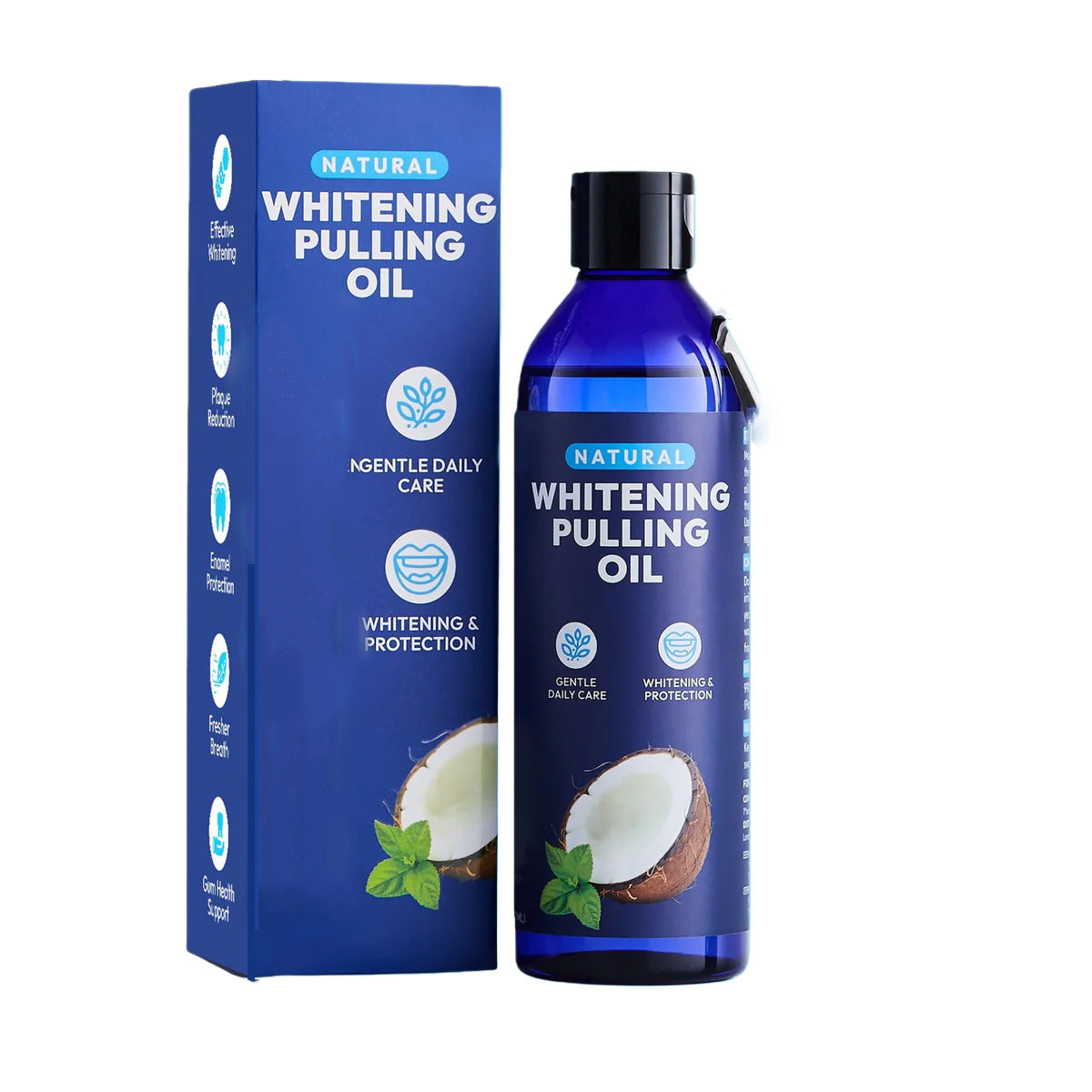 Purple Teeth Whitening Strips with Enamel Care