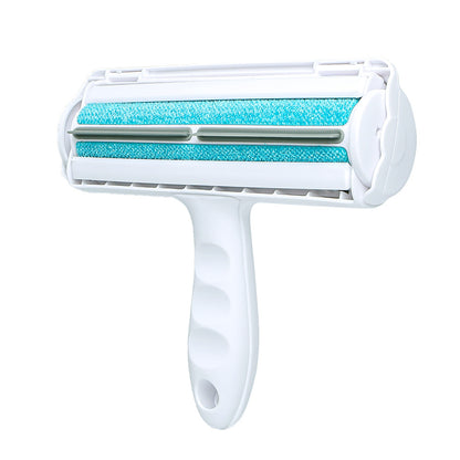Push-pull hair remover for removing cat hair from bed sheets