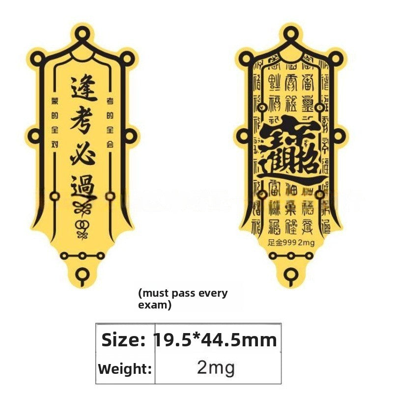 Put gold stickers on the mobile phone