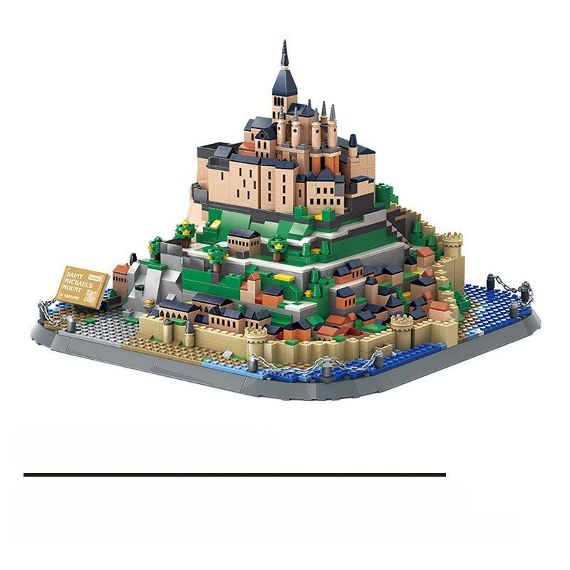Puzzle Assembled Building Blocks Toy Gift