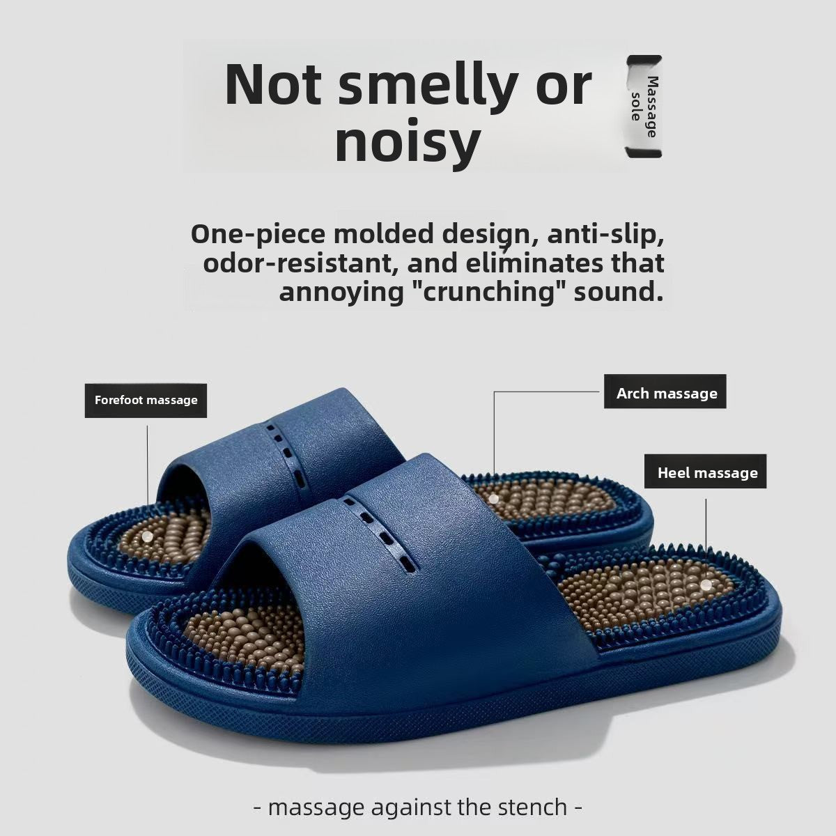 PVC Acupressure Massage Slippers