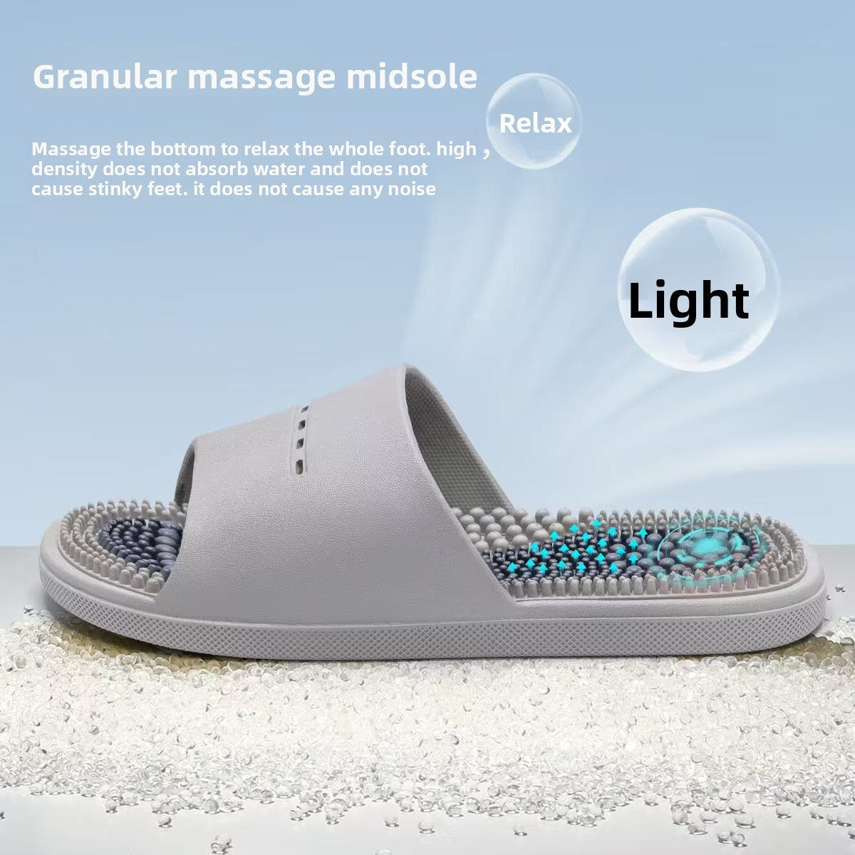 PVC Acupressure Massage Slippers