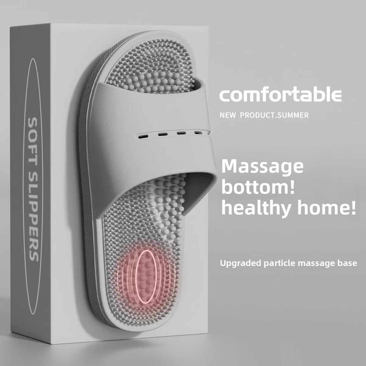 PVC Acupressure Massage Slippers