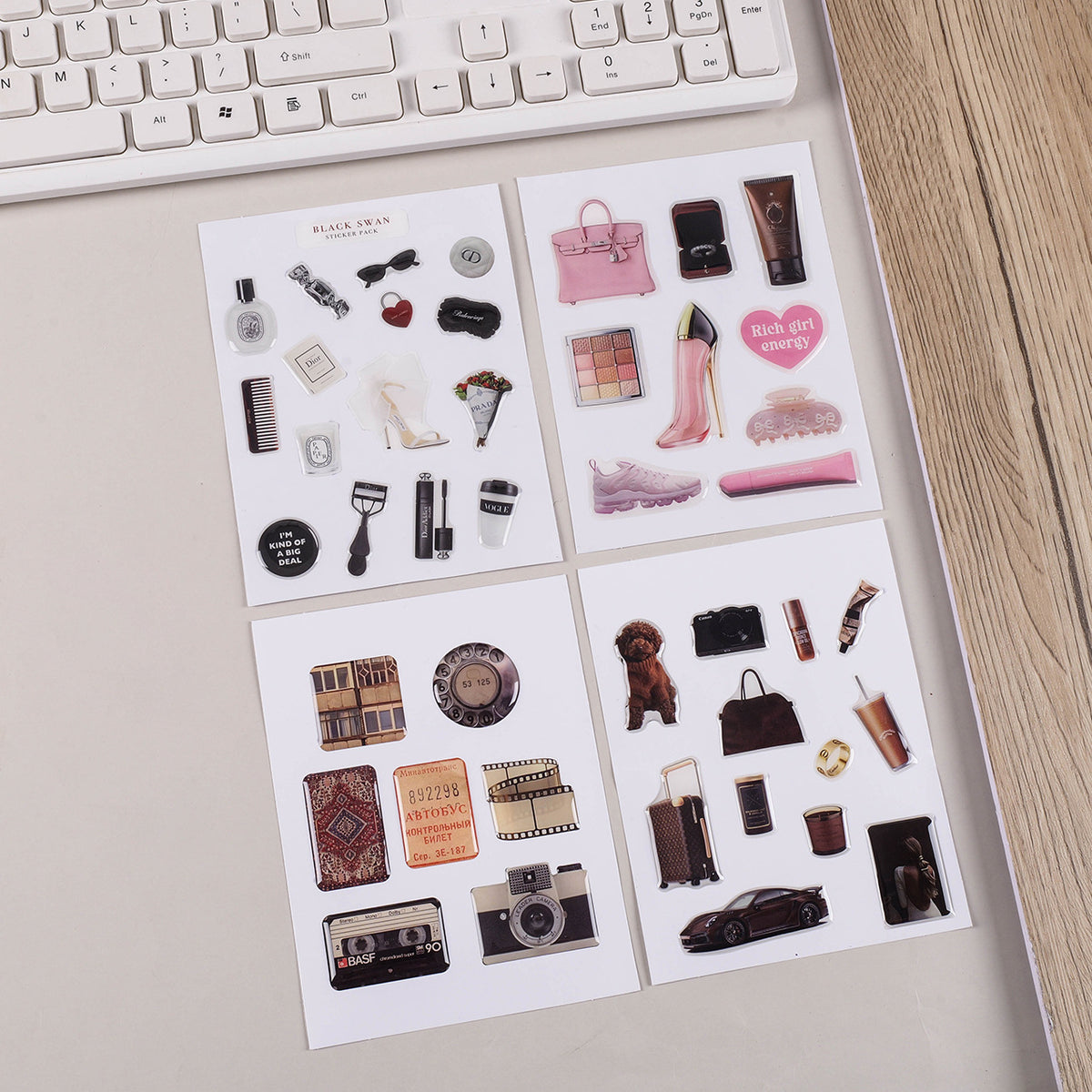 PVC adhesive stickers