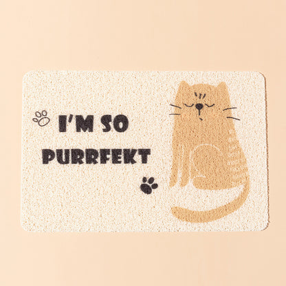 PVC Cat Litter Mat with Animal Patterns