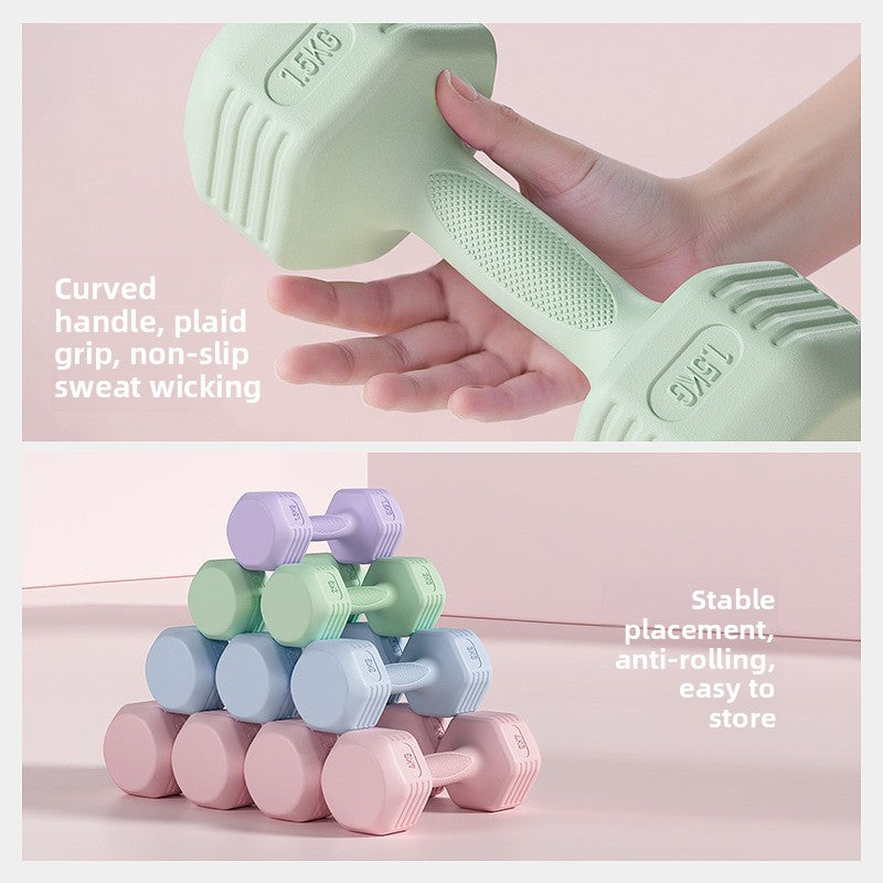 PVC Dumbbell Set for Home Fitness