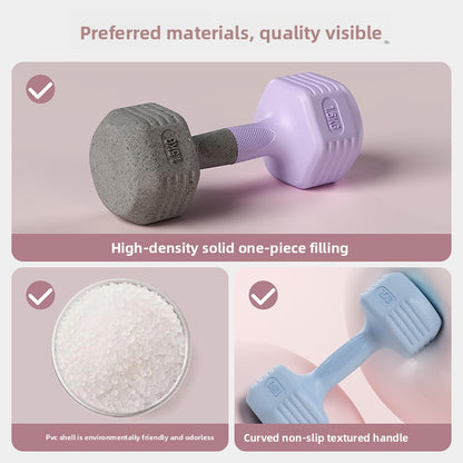 PVC Dumbbell Set for Home Fitness