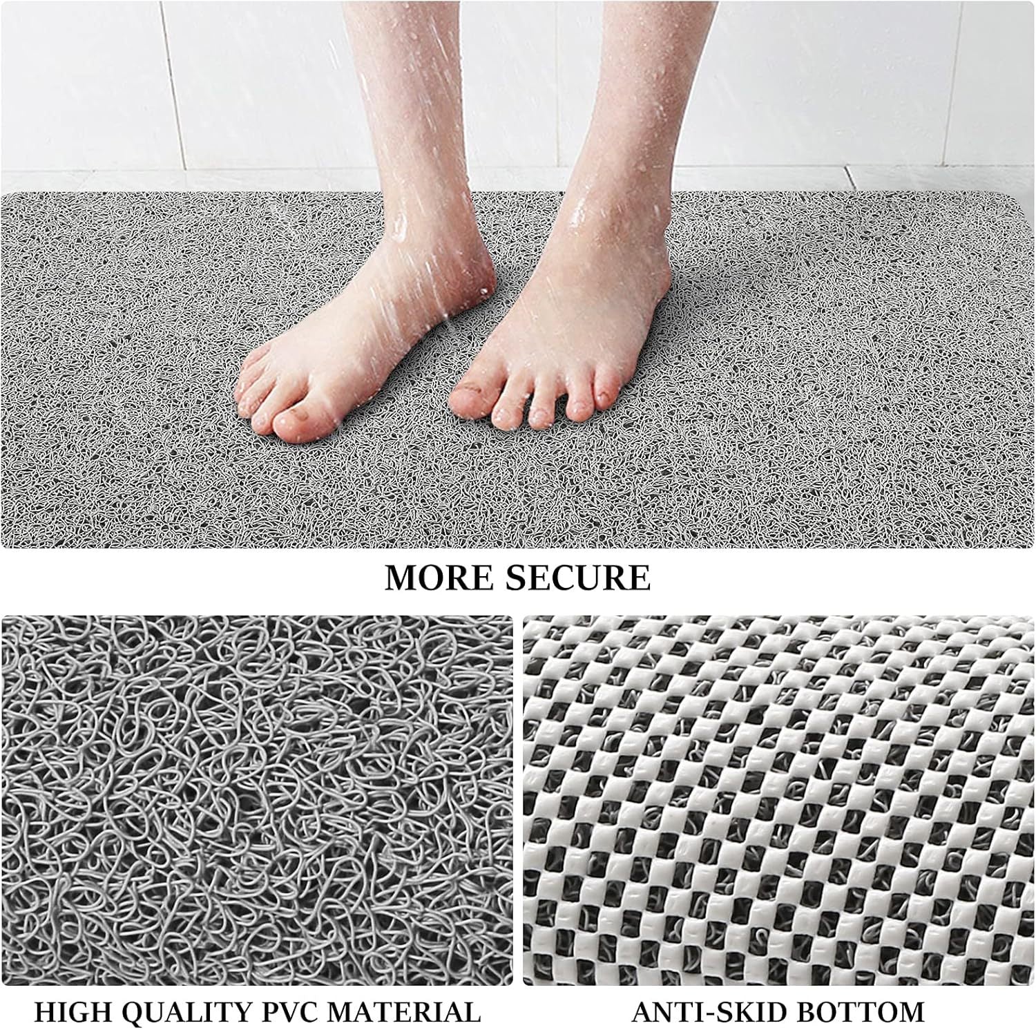 PVC Foam Non-Slip Bathroom Floor Mat