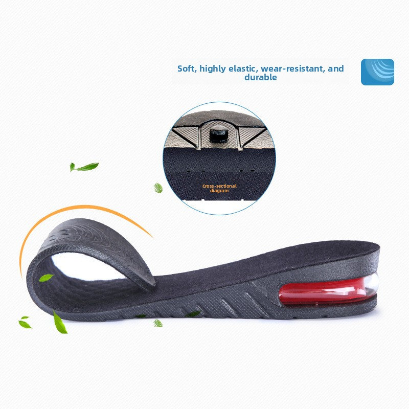 PVC Heightening Insoles for Men and Women