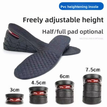 PVC Heightening Insoles for Men and Women