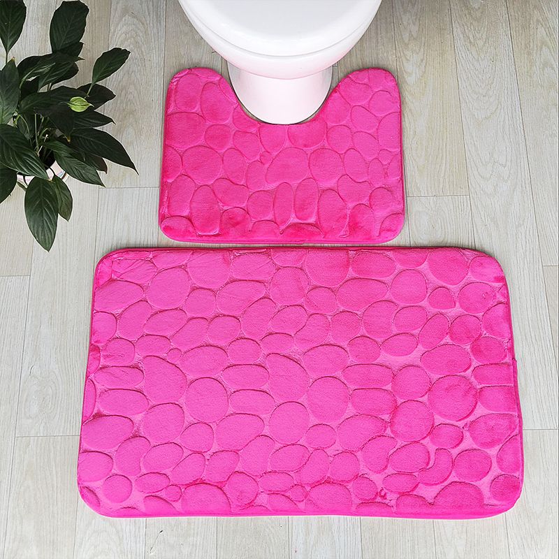 PVC Non-Slip Absorbent Bathroom Mat Set