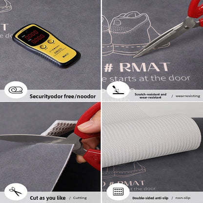 PVC Scrubable Non-Slip Entrance Door Mat