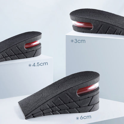 PVC thickening insole for heightening the heel