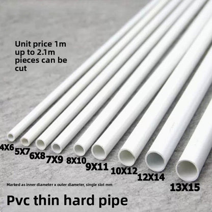 PVC thin pipe round pipe