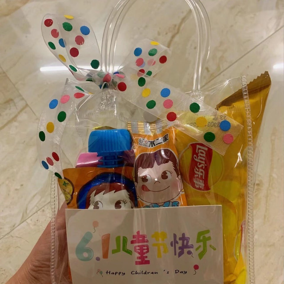 pvc transparent tote bag