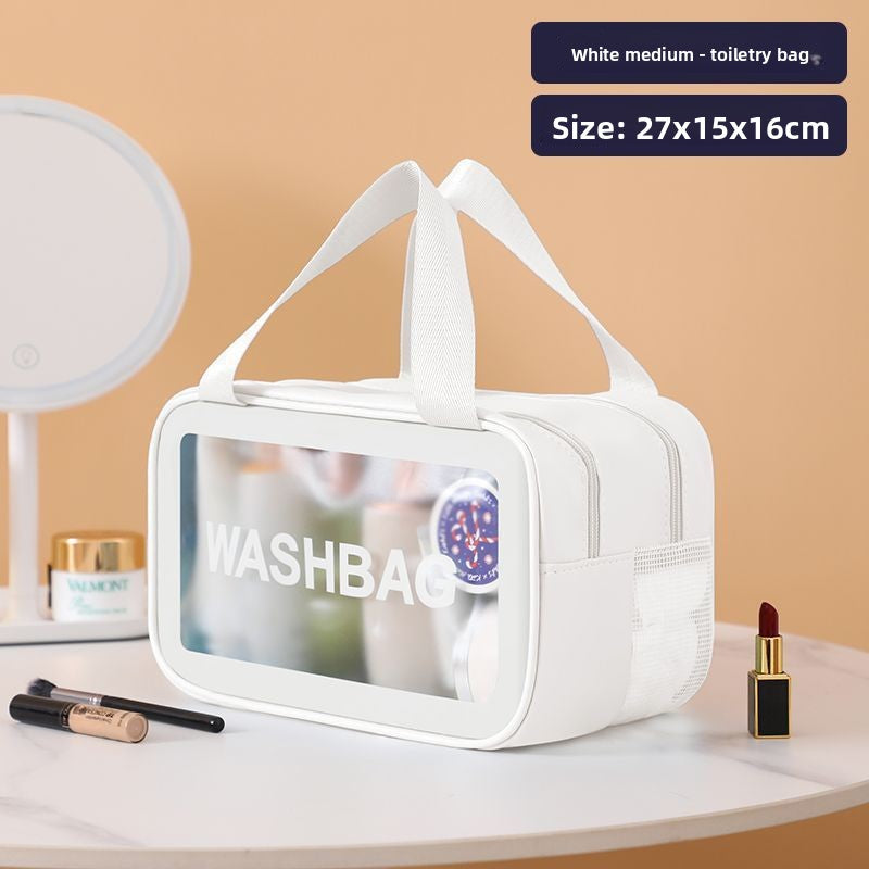 PVC Travel Toiletry Bag with Dry Wet Separation