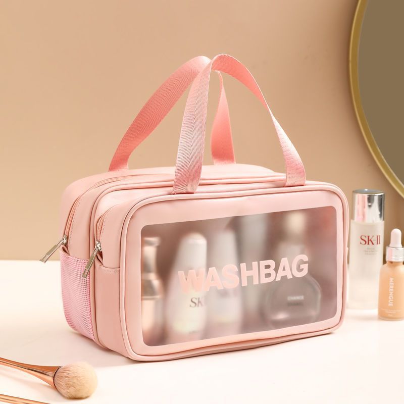 PVC Travel Toiletry Bag with Dry Wet Separation