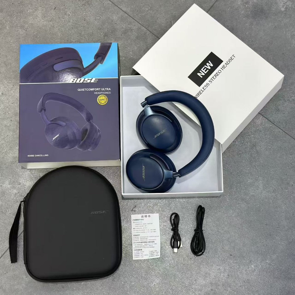 QC55 Foldable Bluetooth Headphones