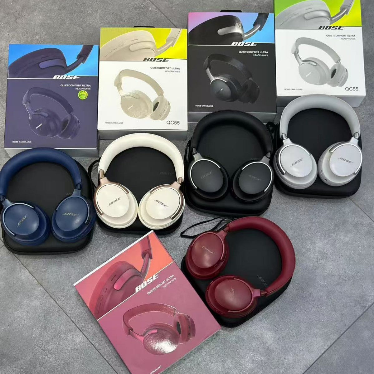 QC55 Foldable Bluetooth Headphones