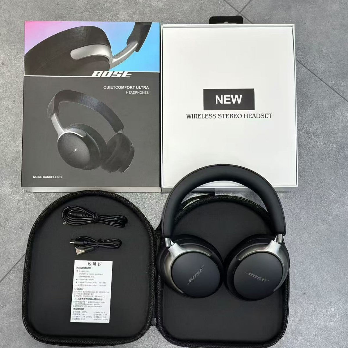QC55 Foldable Bluetooth Headphones