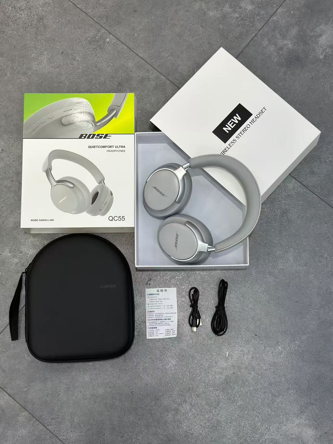 QC55 Foldable Bluetooth Headphones