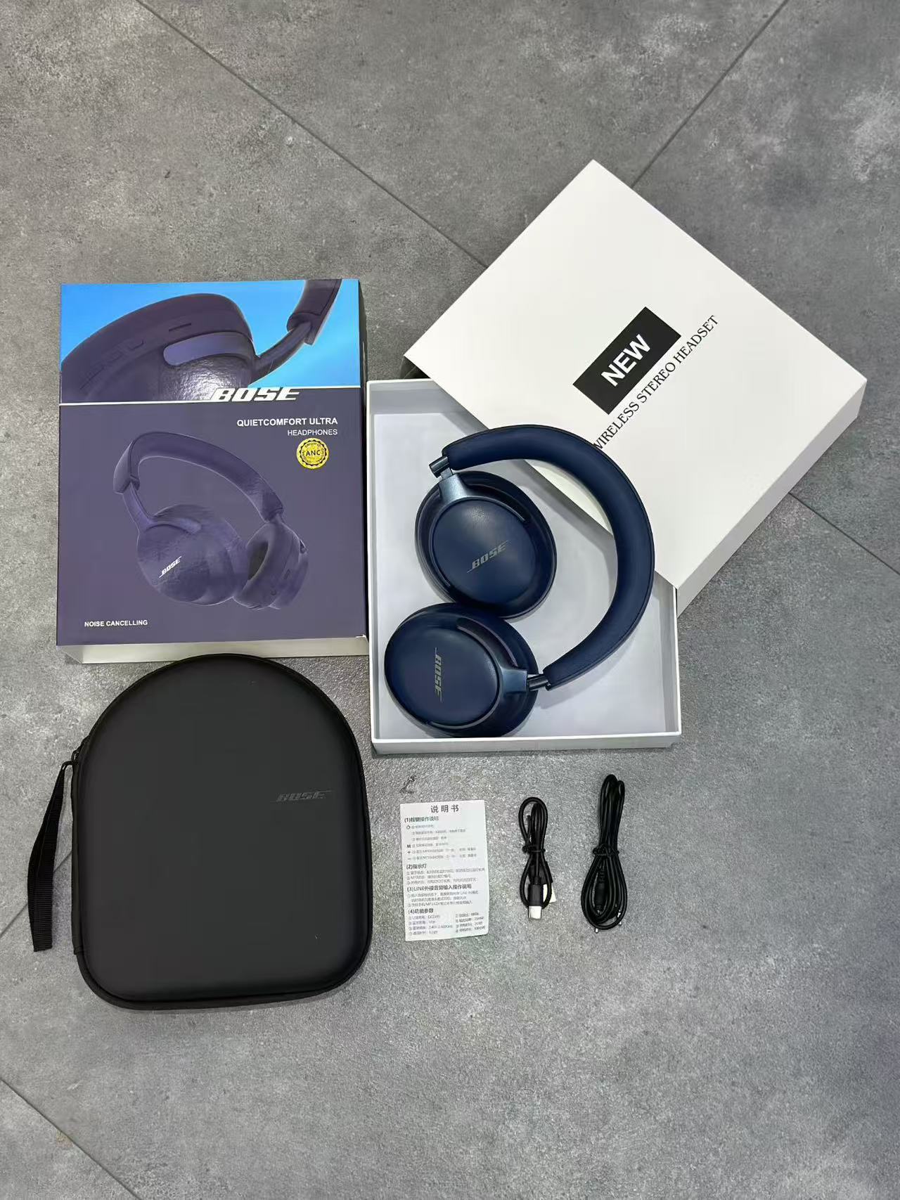 QC55 Foldable Bluetooth Headphones