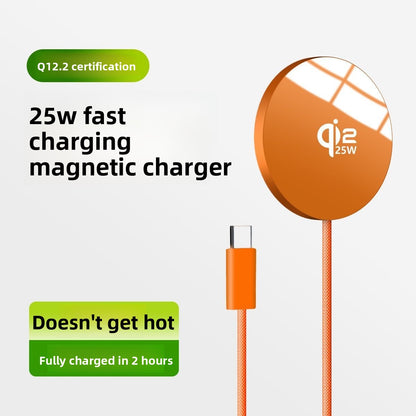 Qi2.2 25W Ultra-Thin Aluminum Magnetic Wireless Charger