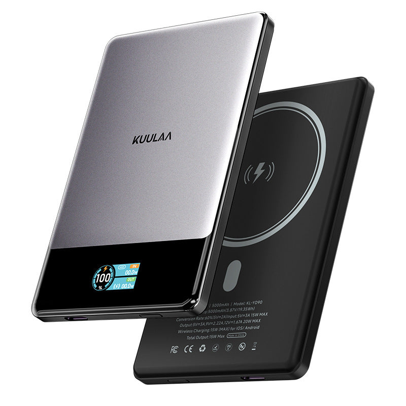 Qi2 Magnetic Wireless Power Bank 15W Fast Charging