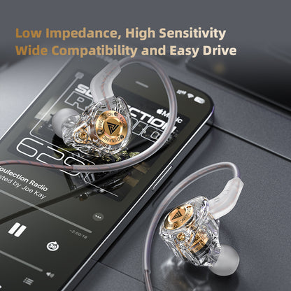 QKZ ENZO Wired In-Ear Headphones with Microphone