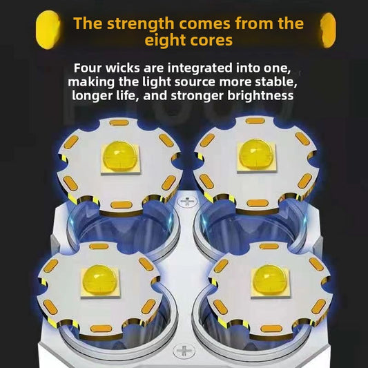 Quad-core flashlight bright