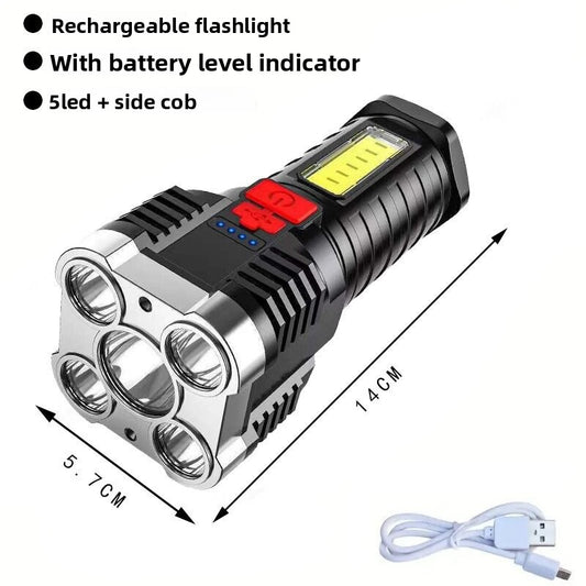Quad-core flashlight bright
