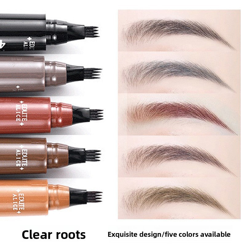 Quad-Pronged Eyebrow Pencil