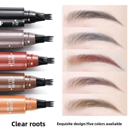 Quad-Pronged Eyebrow Pencil
