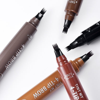 Quad-Pronged Eyebrow Pencil