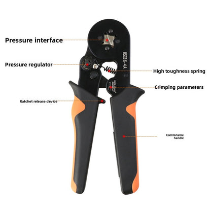 Quadrangular Tube Terminal Crimping Pliers