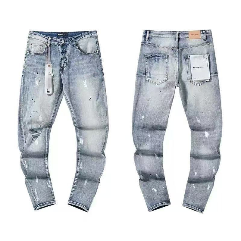 Quality PU Denim Pants