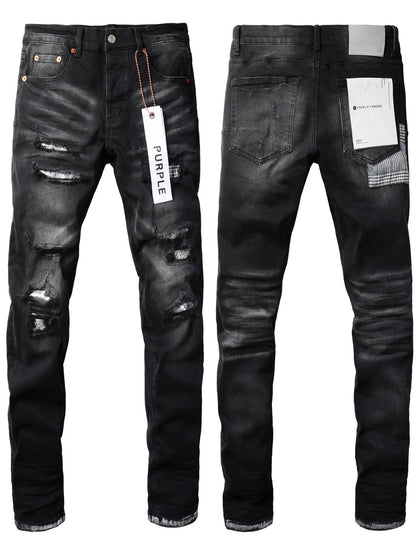 Quality PU Denim Pants