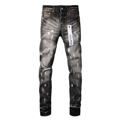 Quality PU Denim Pants