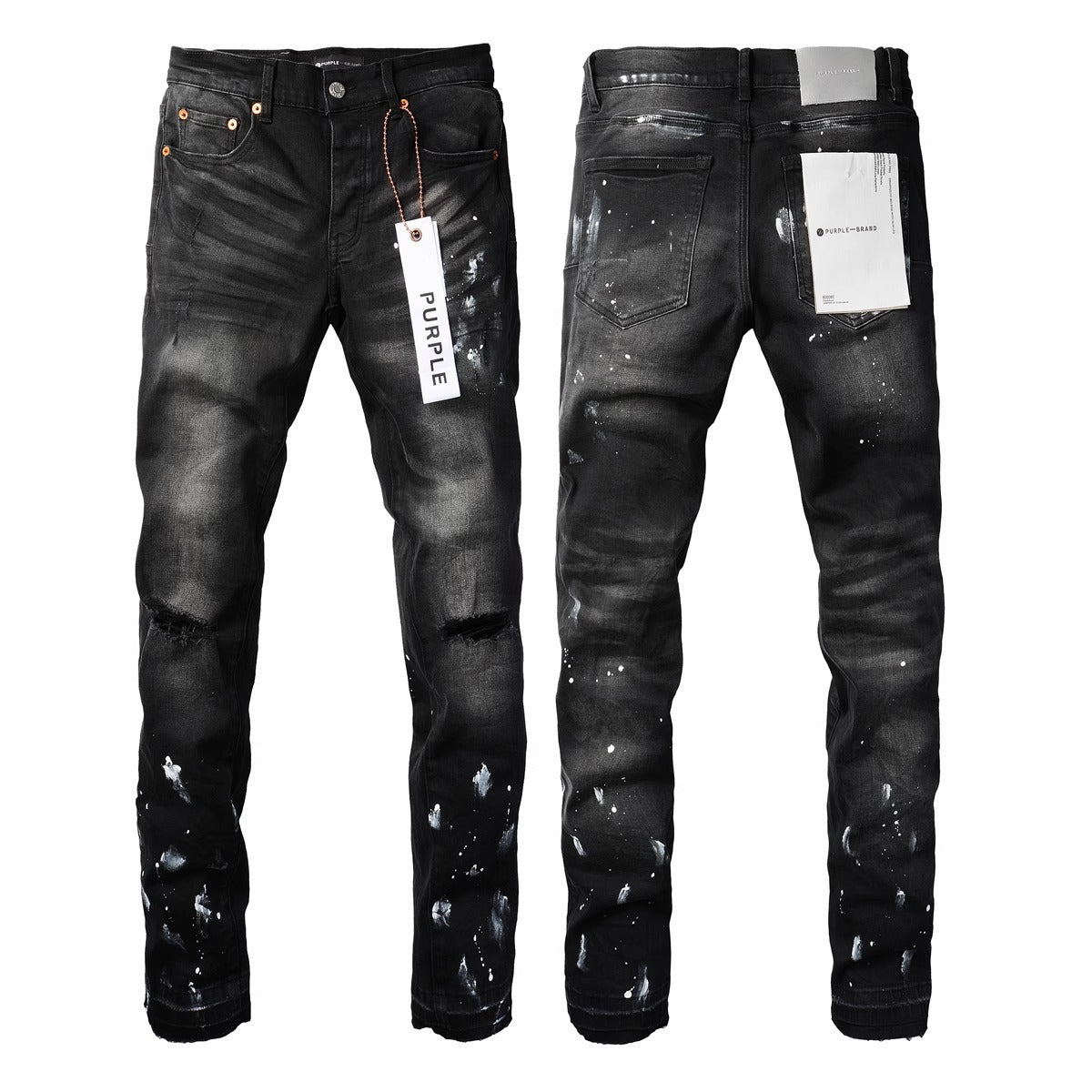 Quality PU Denim Pants