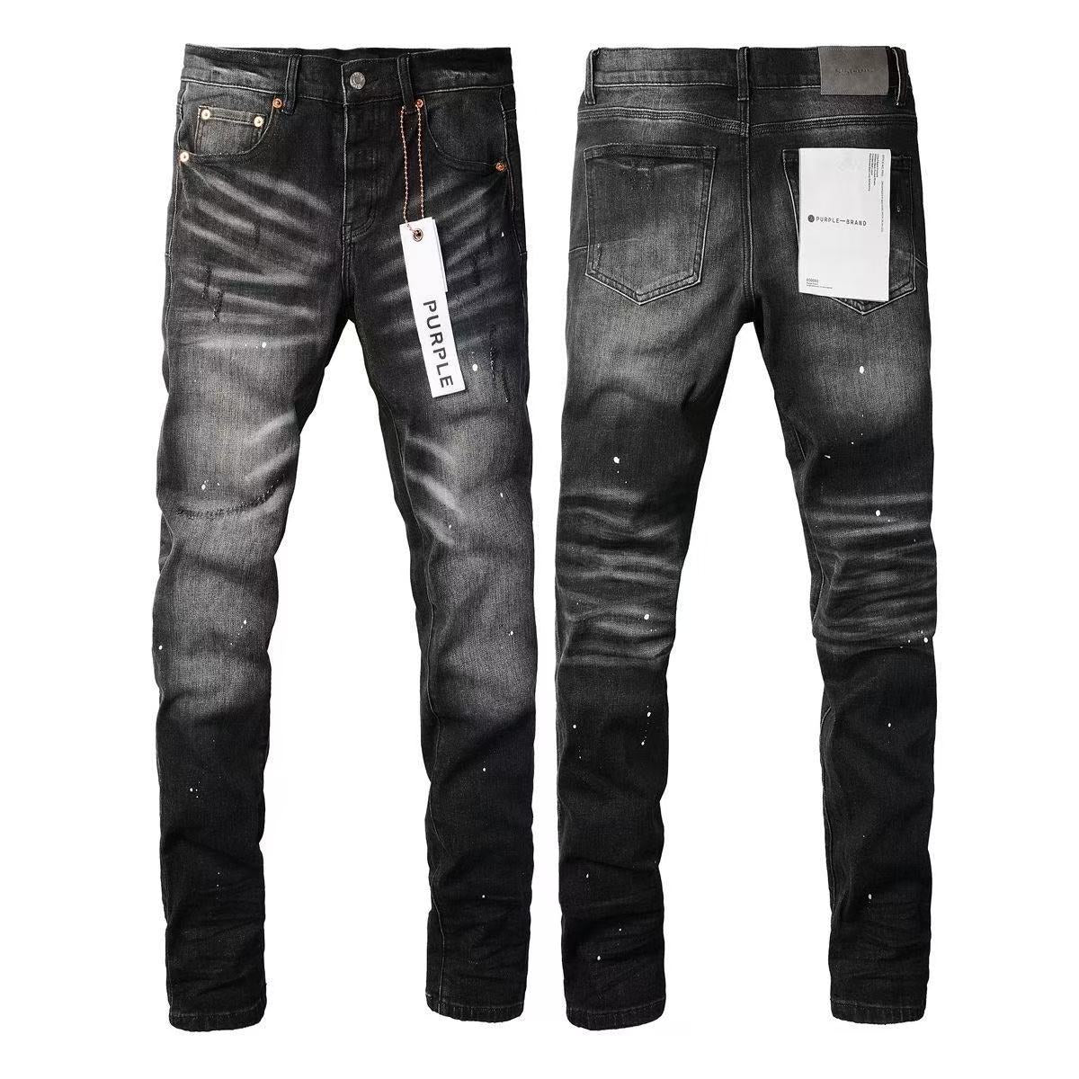 Quality PU Denim Pants
