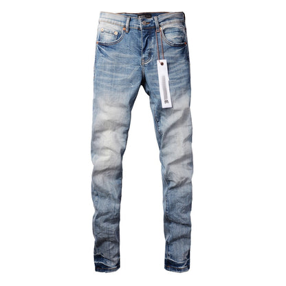 Quality PU Denim Pants