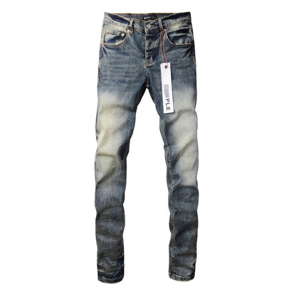 Quality PU Denim Pants