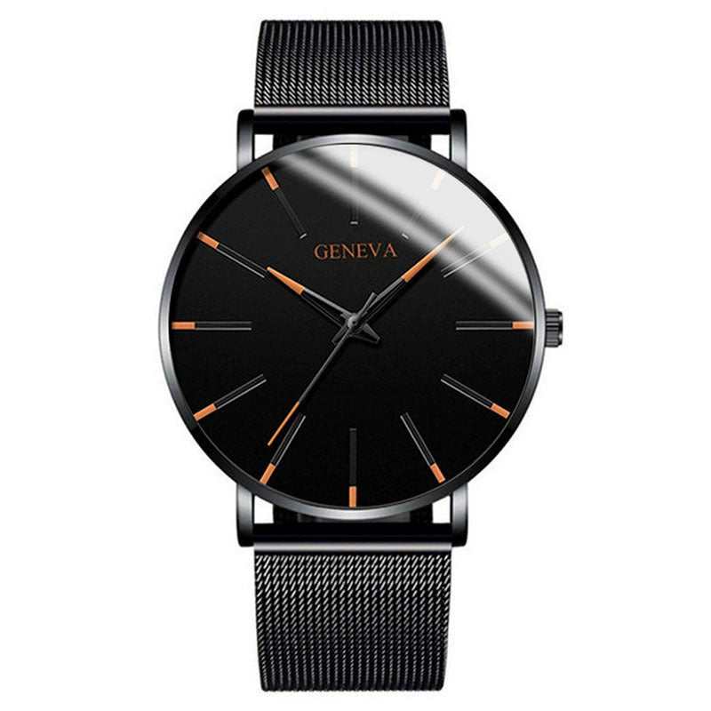 Quartz Watch with Alloy Mesh Strap